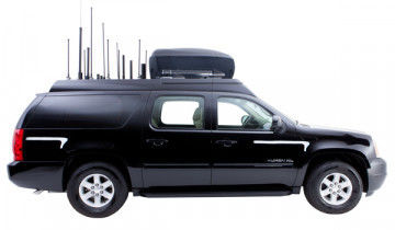 Vehicle Mounted Jammer Omnidirectional With Command Control Panel Inside