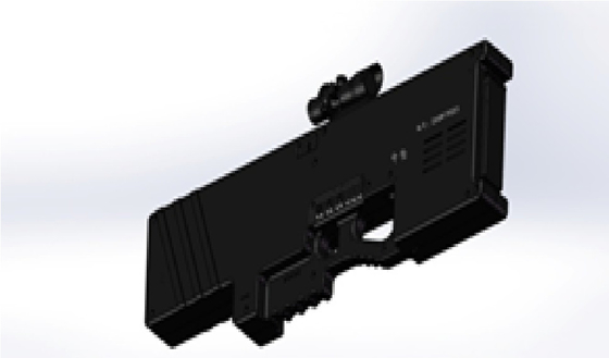 Lithium Battery Drone Jamming Gun 78W 315MHz To 5.8GHz