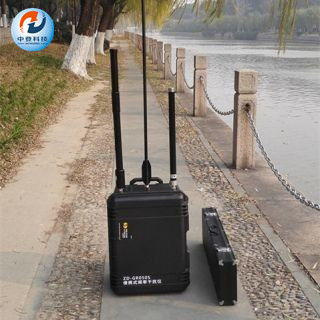 Portable Bomb Signal Jammer 100m Jamming Distance With 120w Low Output Power