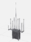 9 Omni Directional Antennas RCIED Jammer With IP 56 Proof